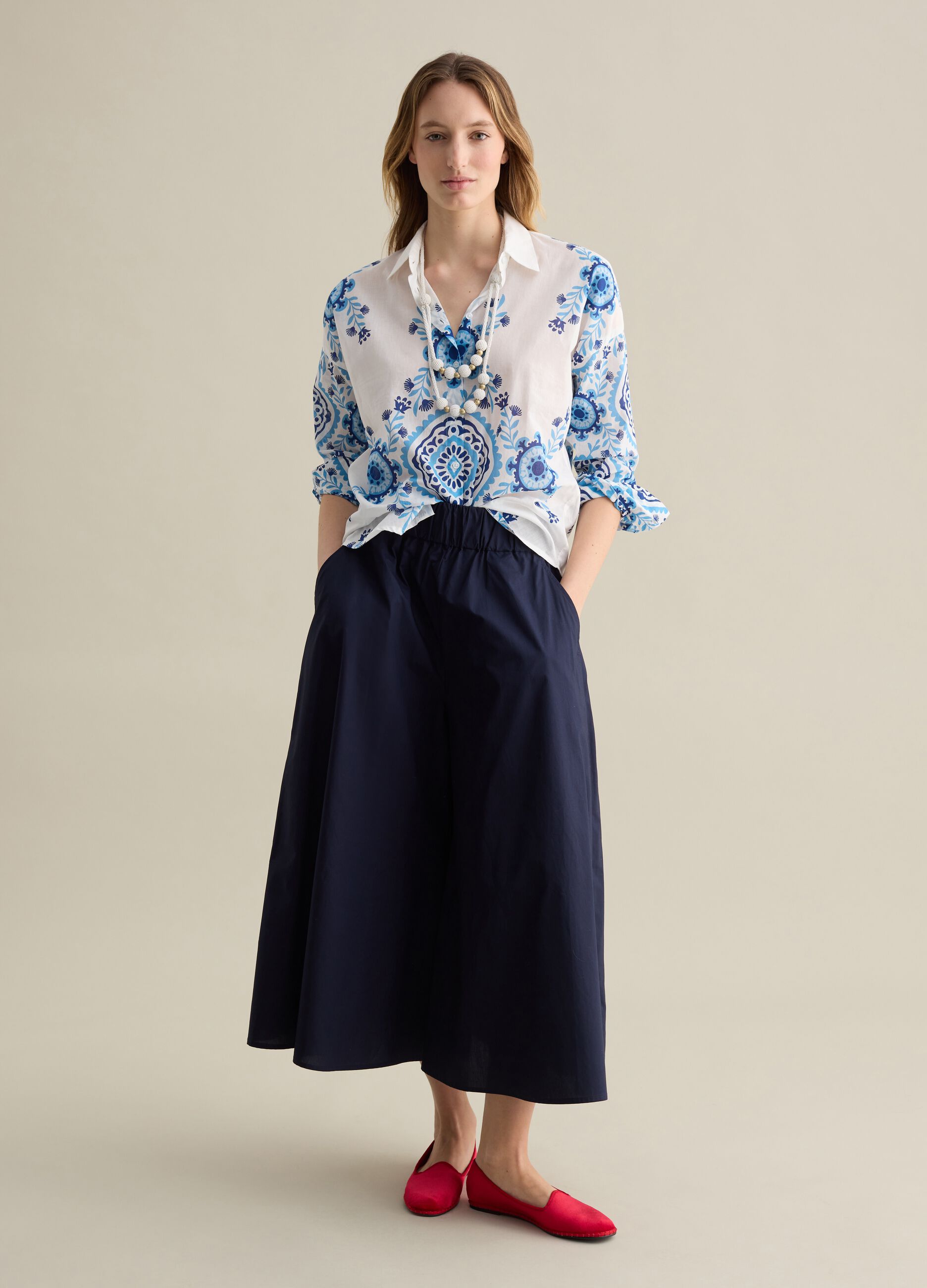 Short Sleeve Floral Print Shirt