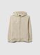 Boys' beige pure cotton hoodie regular fit_3