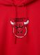 Red hoodie with Chicago Bulls logo_5