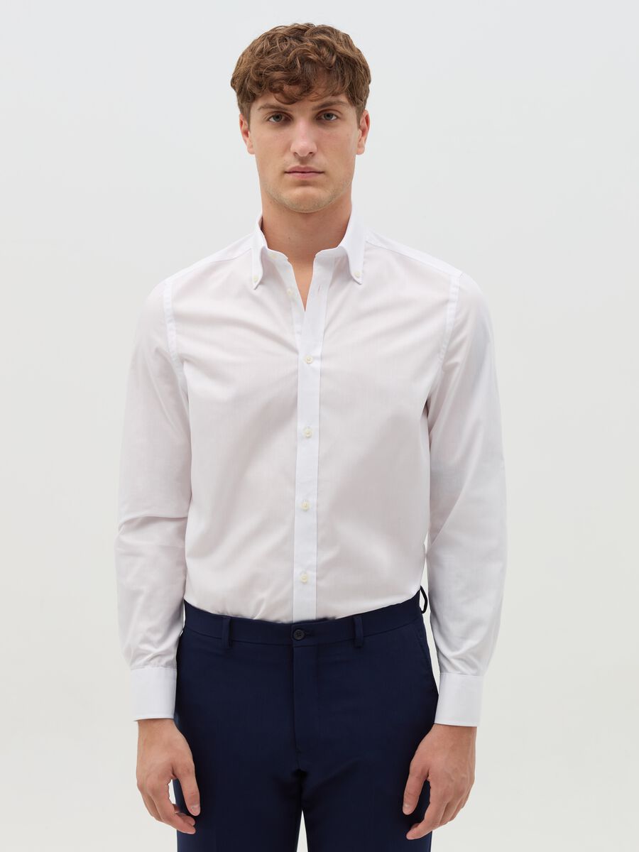 Camicia slim fit button-down_0