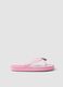 Pink Stitch print flip-flops_0