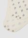 Multicoloured 3-pack of pure organic cotton bodysuits for baby girls_3