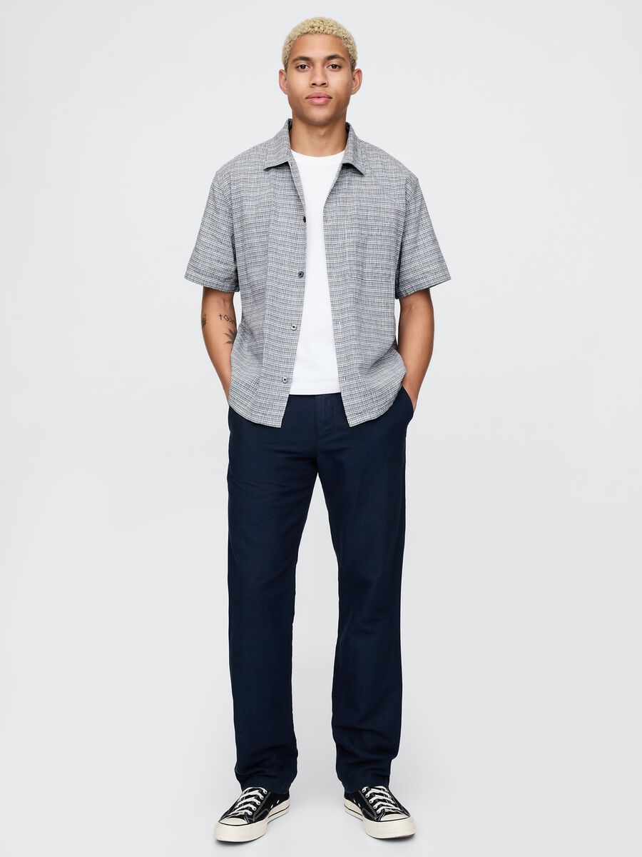 Gap Short Sleeve Checked Shirt_1