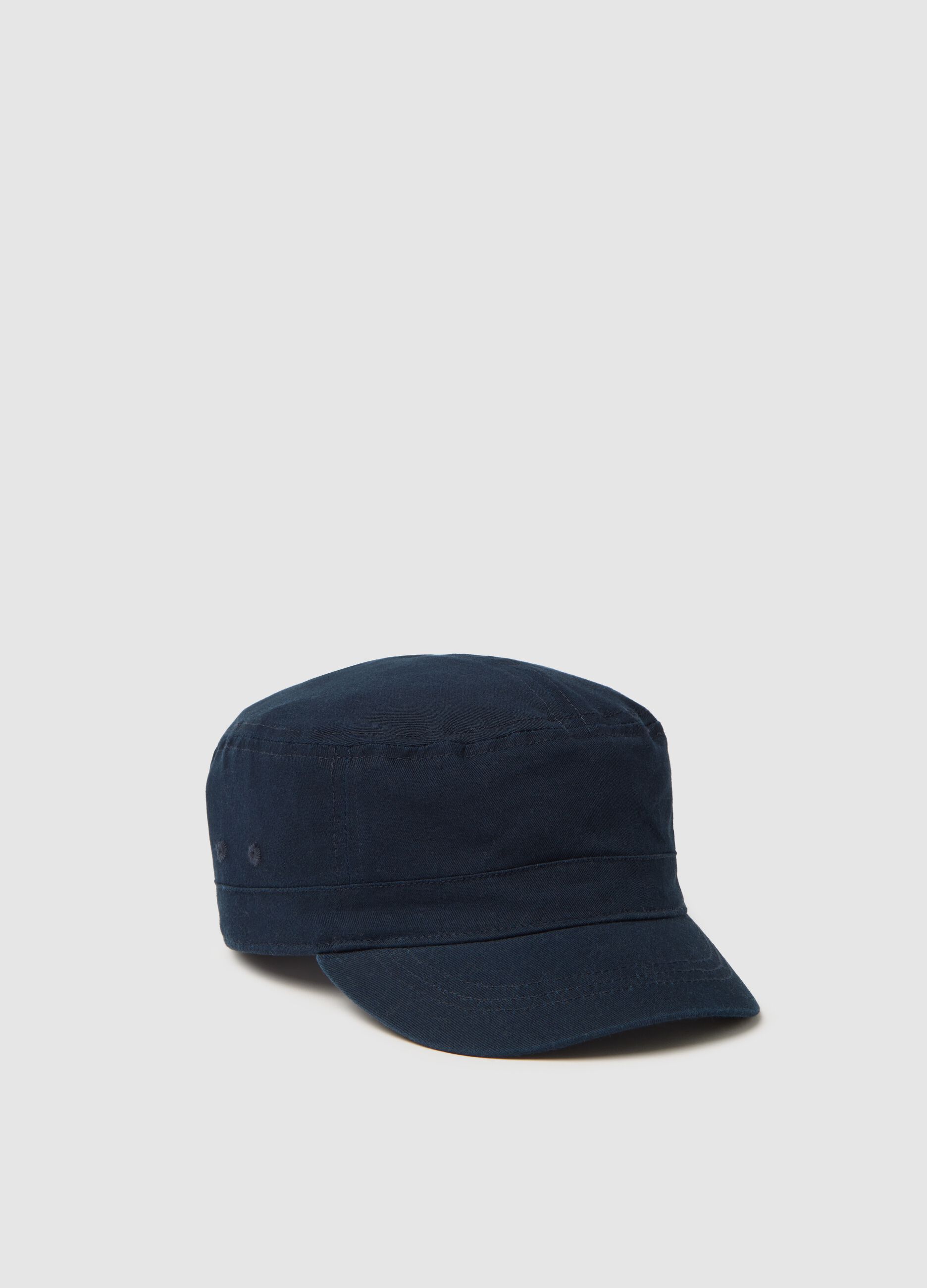 Cappello da baseball in cotone blu