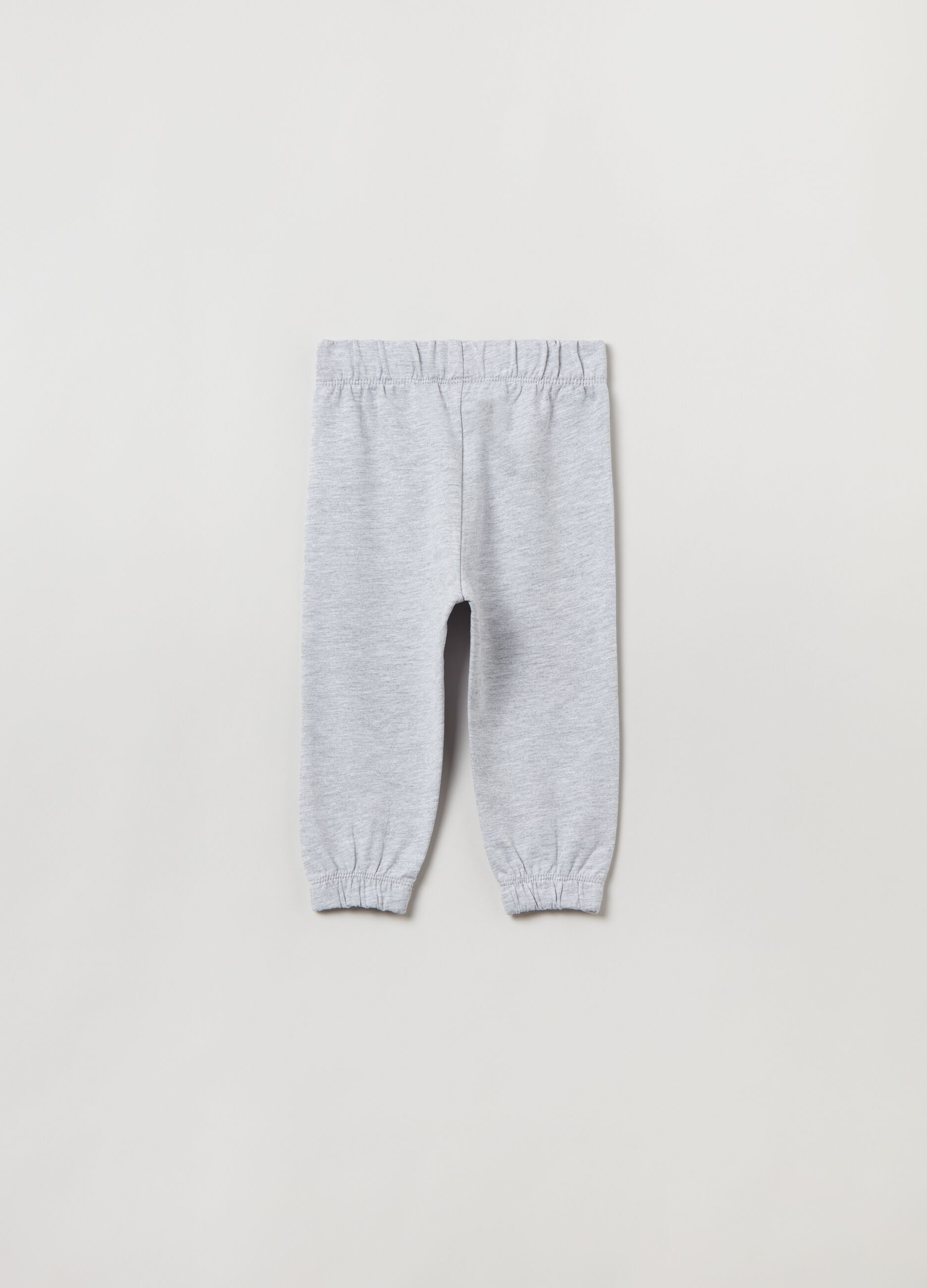 Joggers in felpa con profili elasticati_1