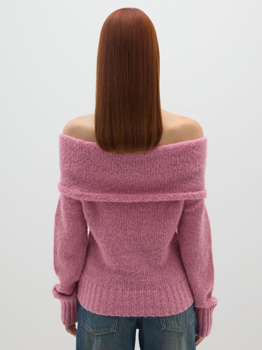 Pink boat neck jumper_3