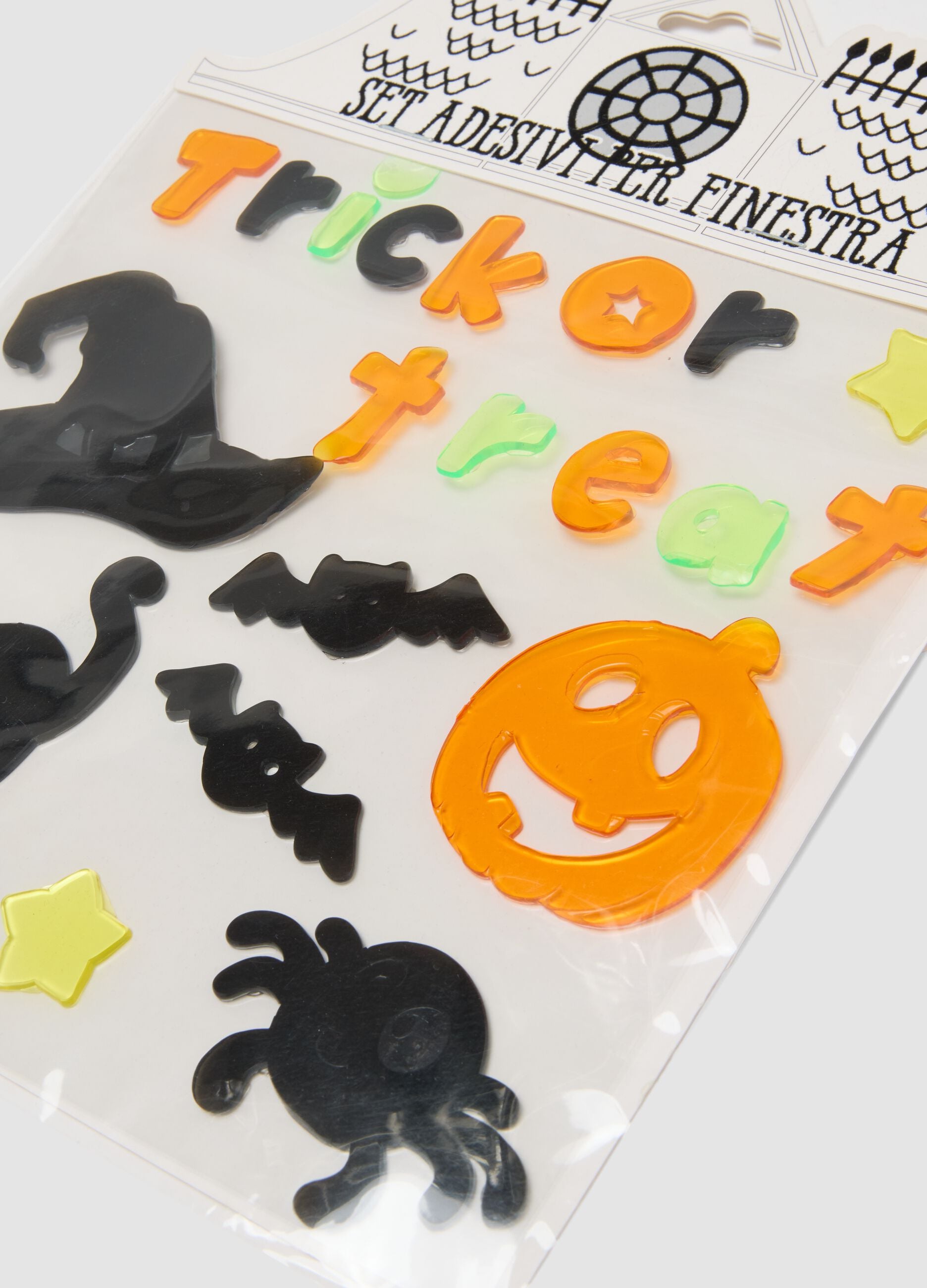Multicolour Halloween Window Stickers