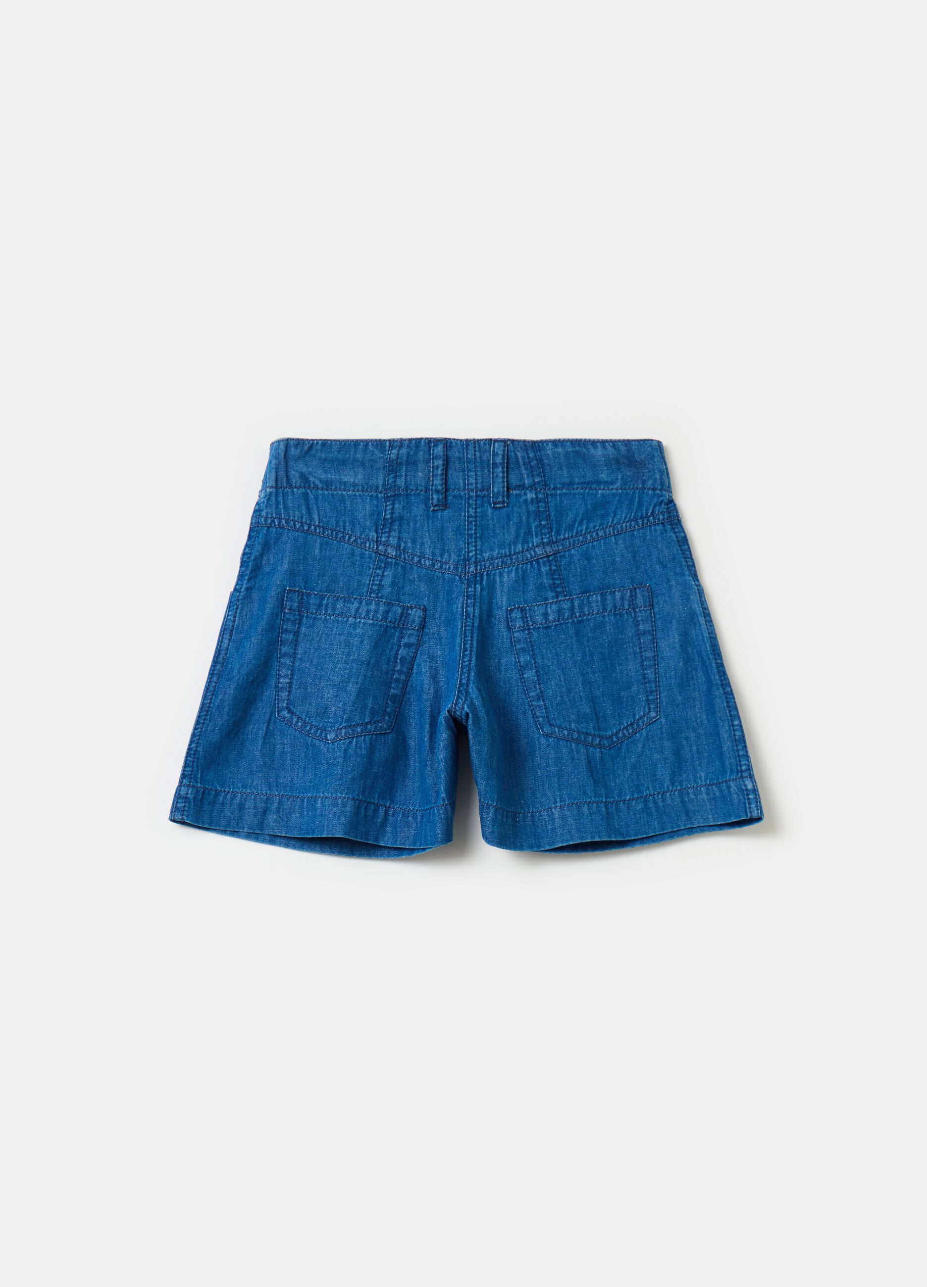 Shorts in denim cinque tasche