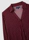 Burgundy Long Sleeve T-Shirt with Collar_1