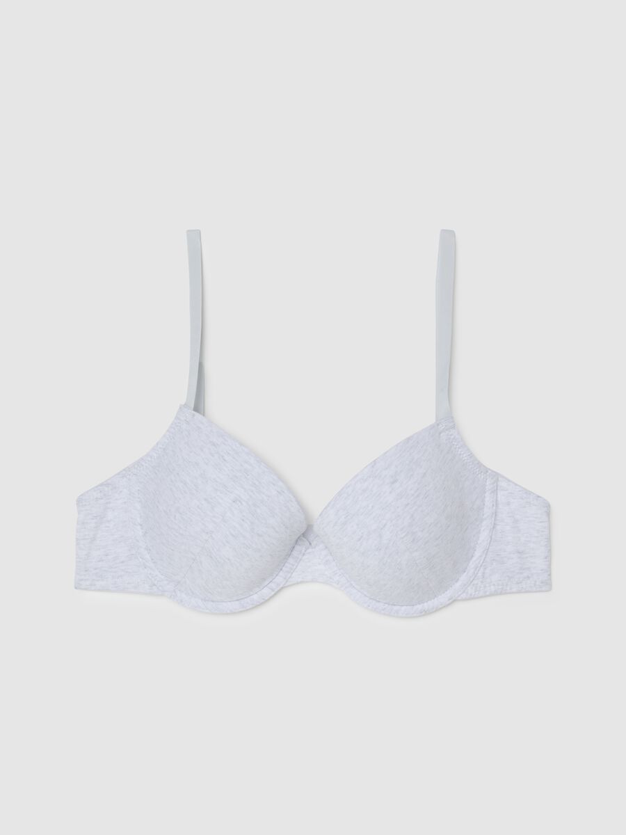 Stretch grey cotton bra_4