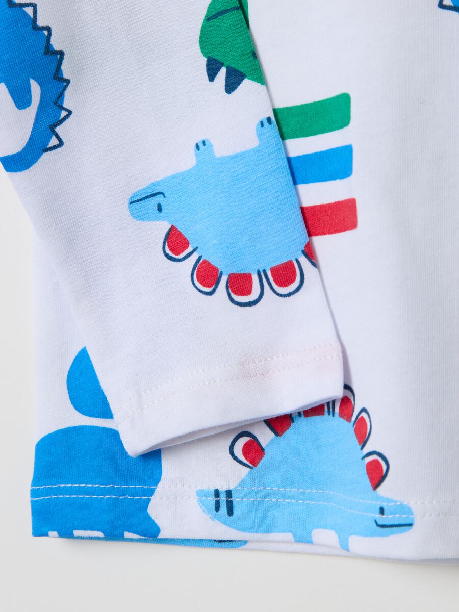 T-shirt with long sleeves and all-over print_3