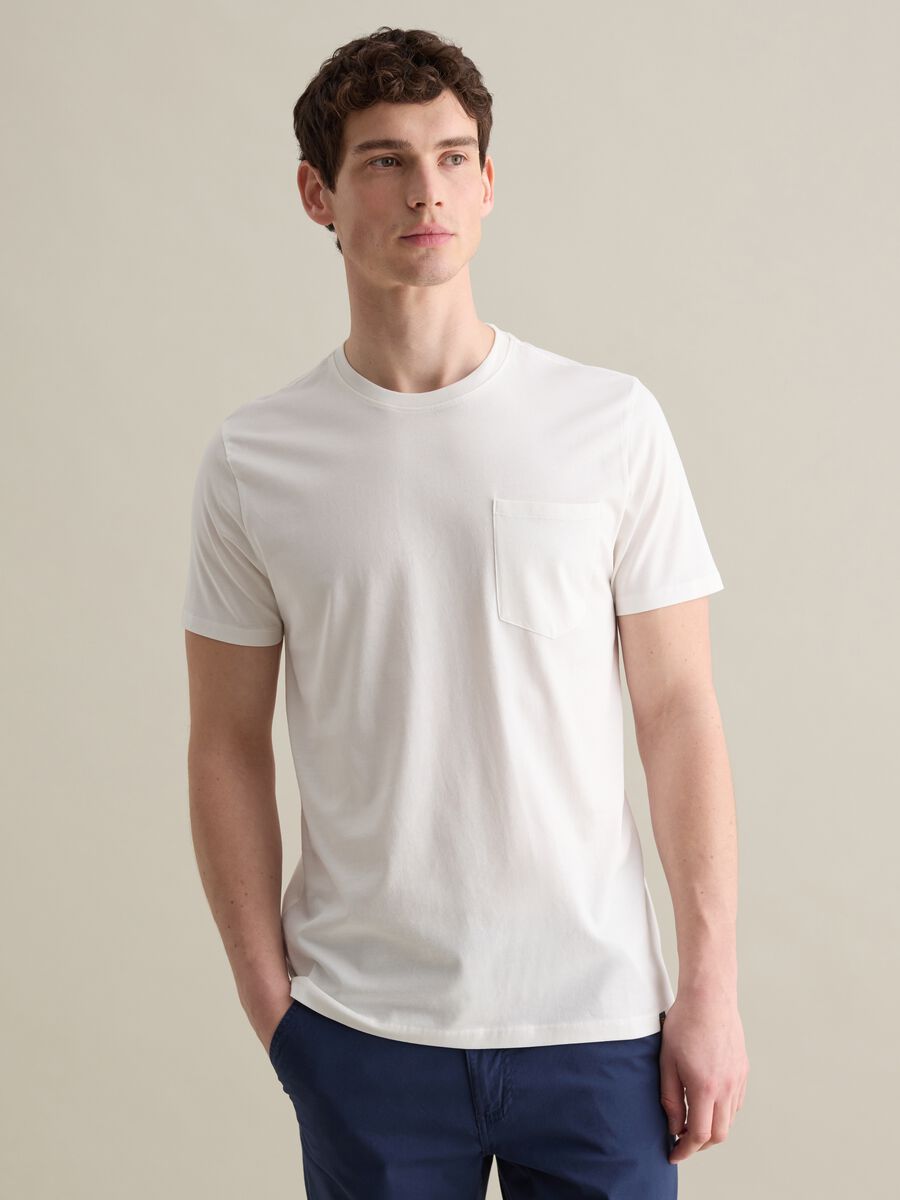 White Cotton T-shirt_0
