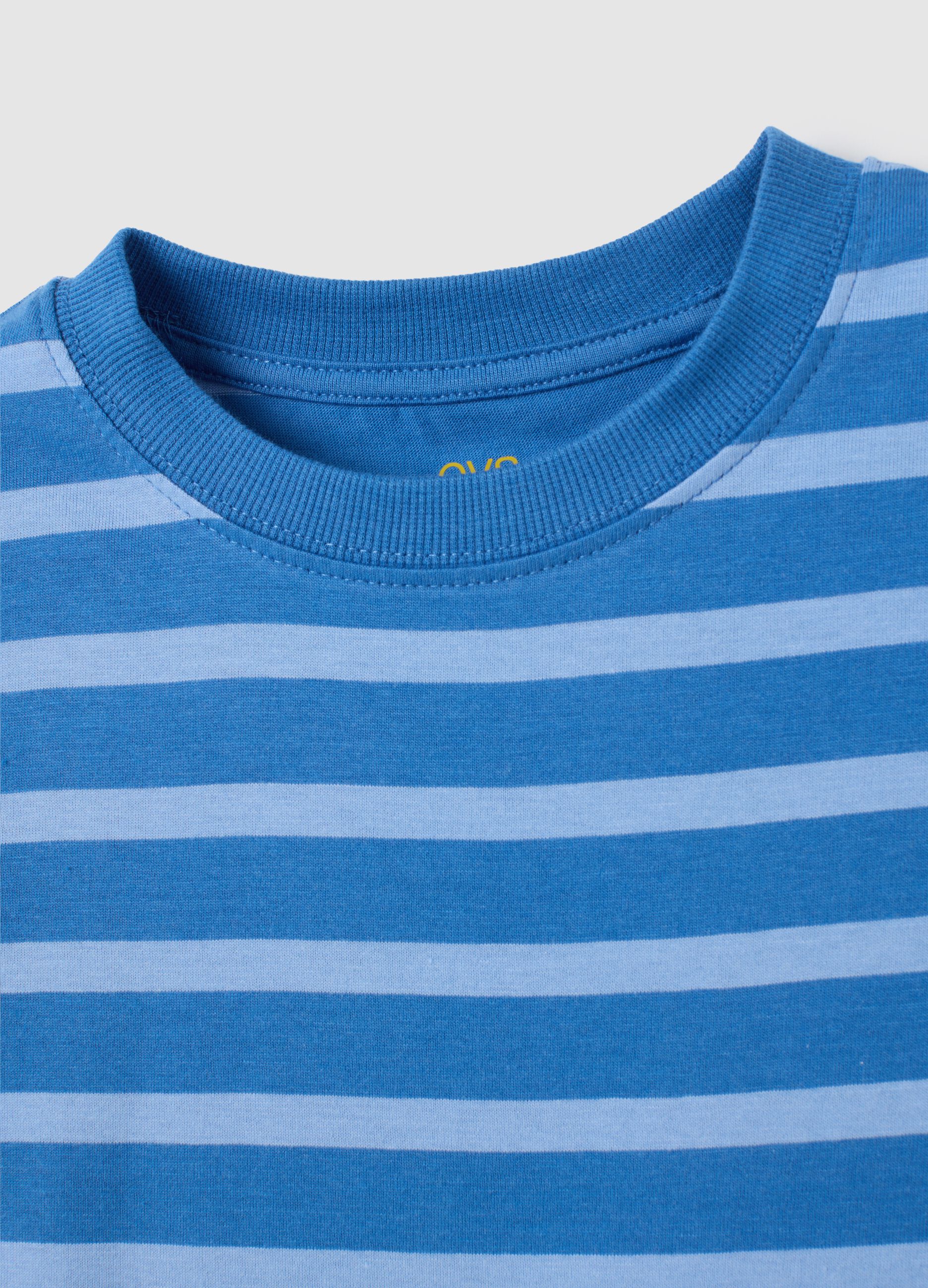 T-shirt da bambino in puro cotone multicolor regular fit