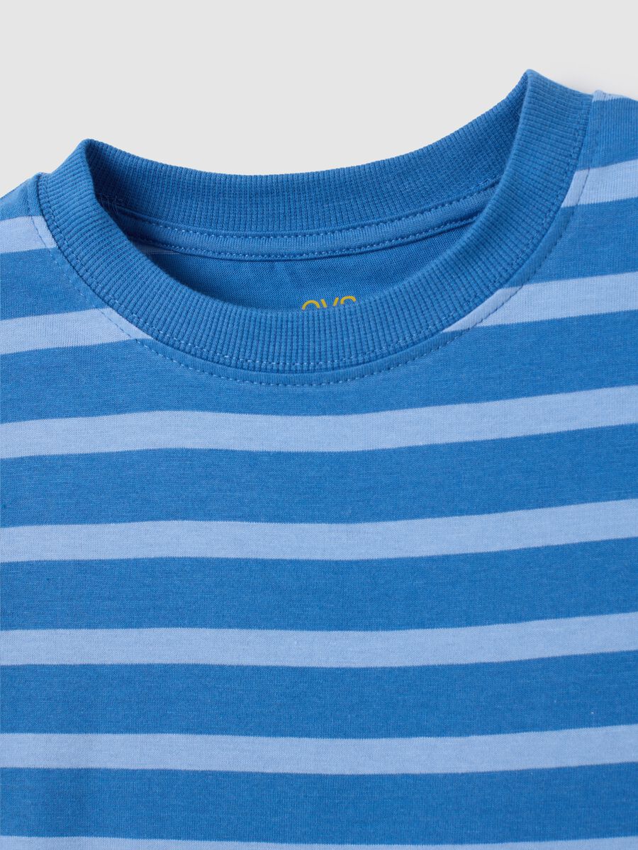 Multicolour pure cotton kids' T-shirt with regular fit_2