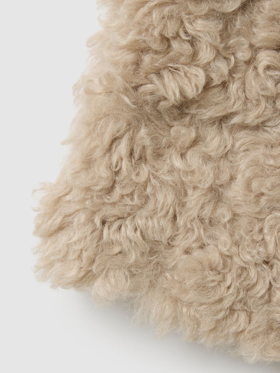 Gilet da bambina beige regular fit_3