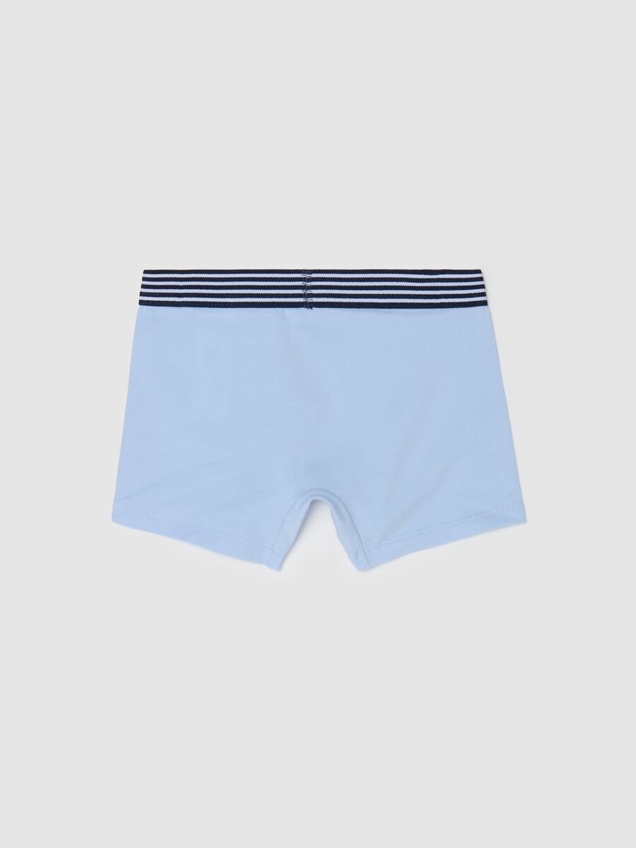 Stretch cotton boxer shorts with striped detail._1
