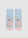 Girls' Multicolour Cotton Non-slip Socks_0