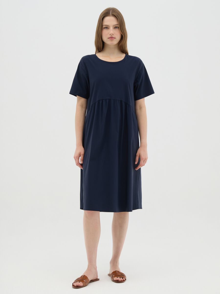 Women's dress in green blend regular fit_0
