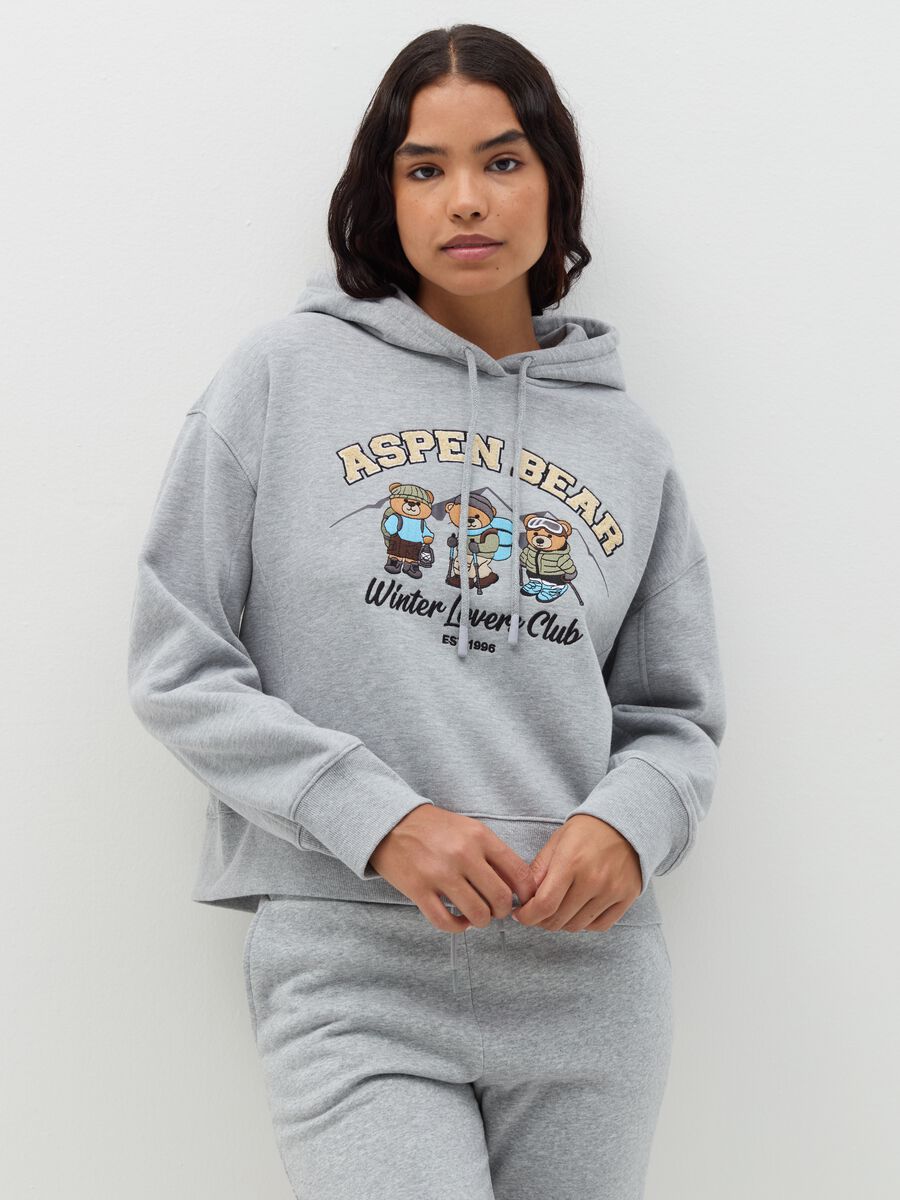 Oversized-fit sweatshirt with hood_0