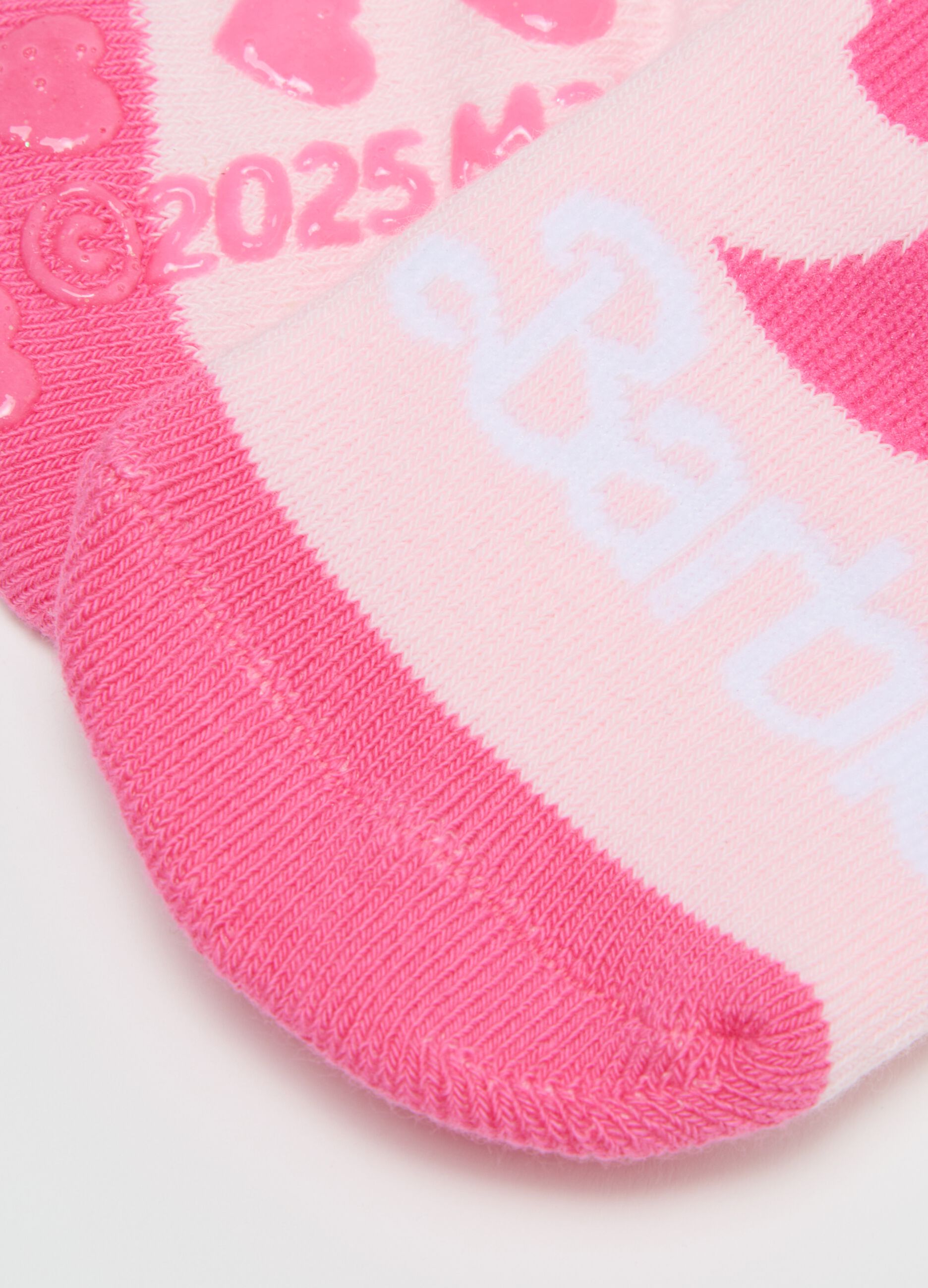 Girls' Short Multicolour Cotton Socks