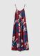Multicolour regular fit dress with flowers_4