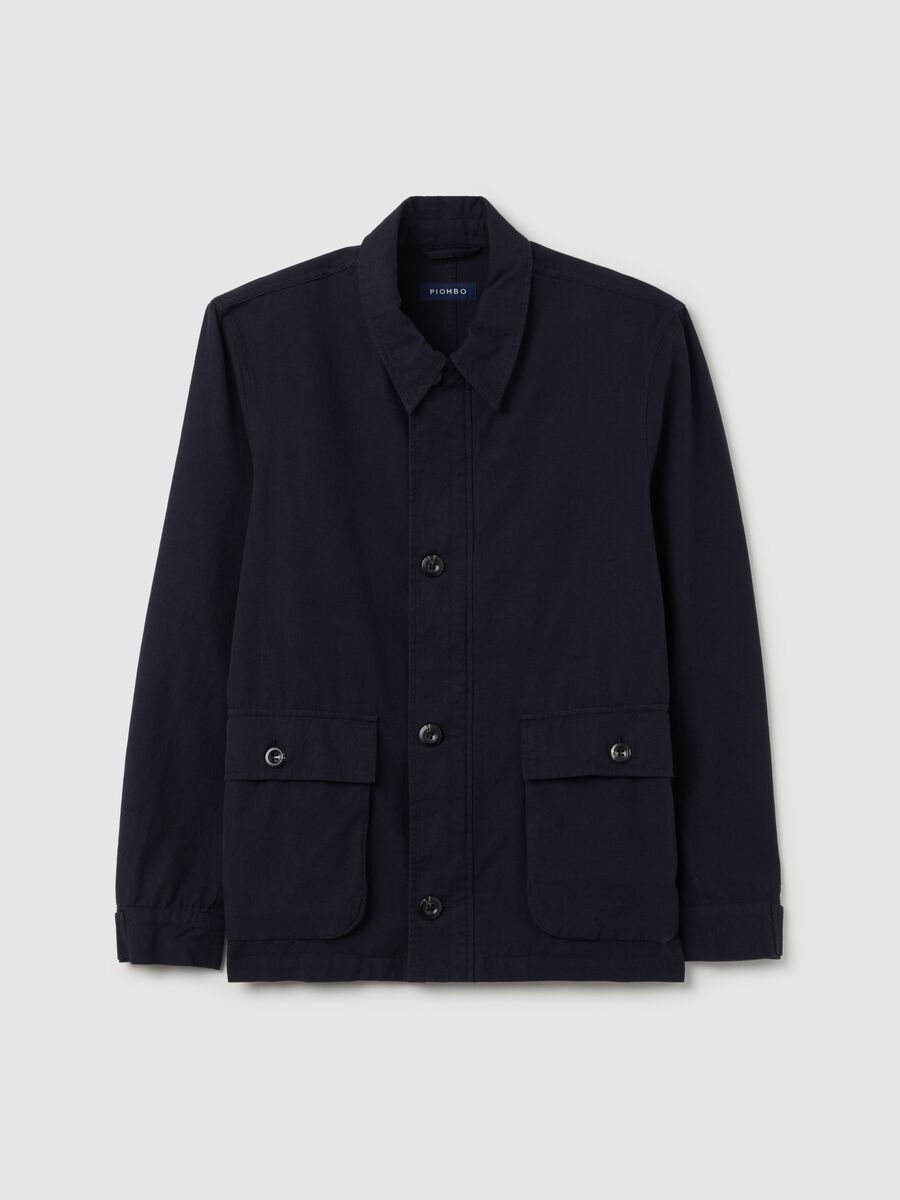 Linen and cotton shacket with pockets_4