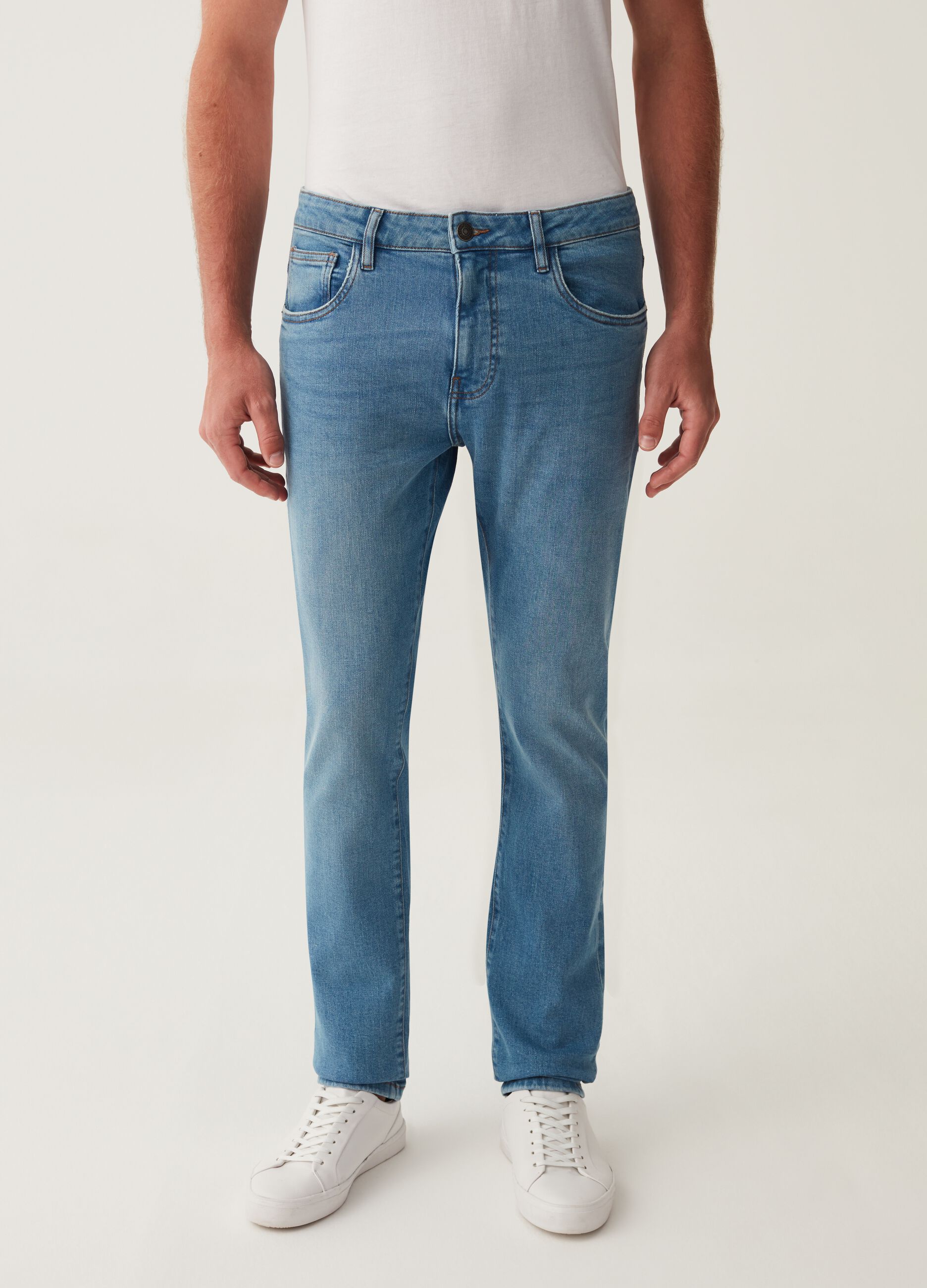 Jeans skinny fit cinque tasche_1