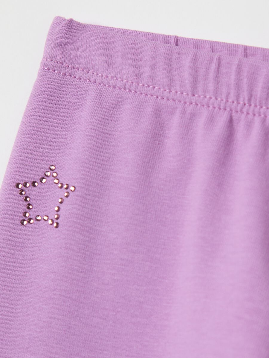 Leggings with diamanté stars application_3