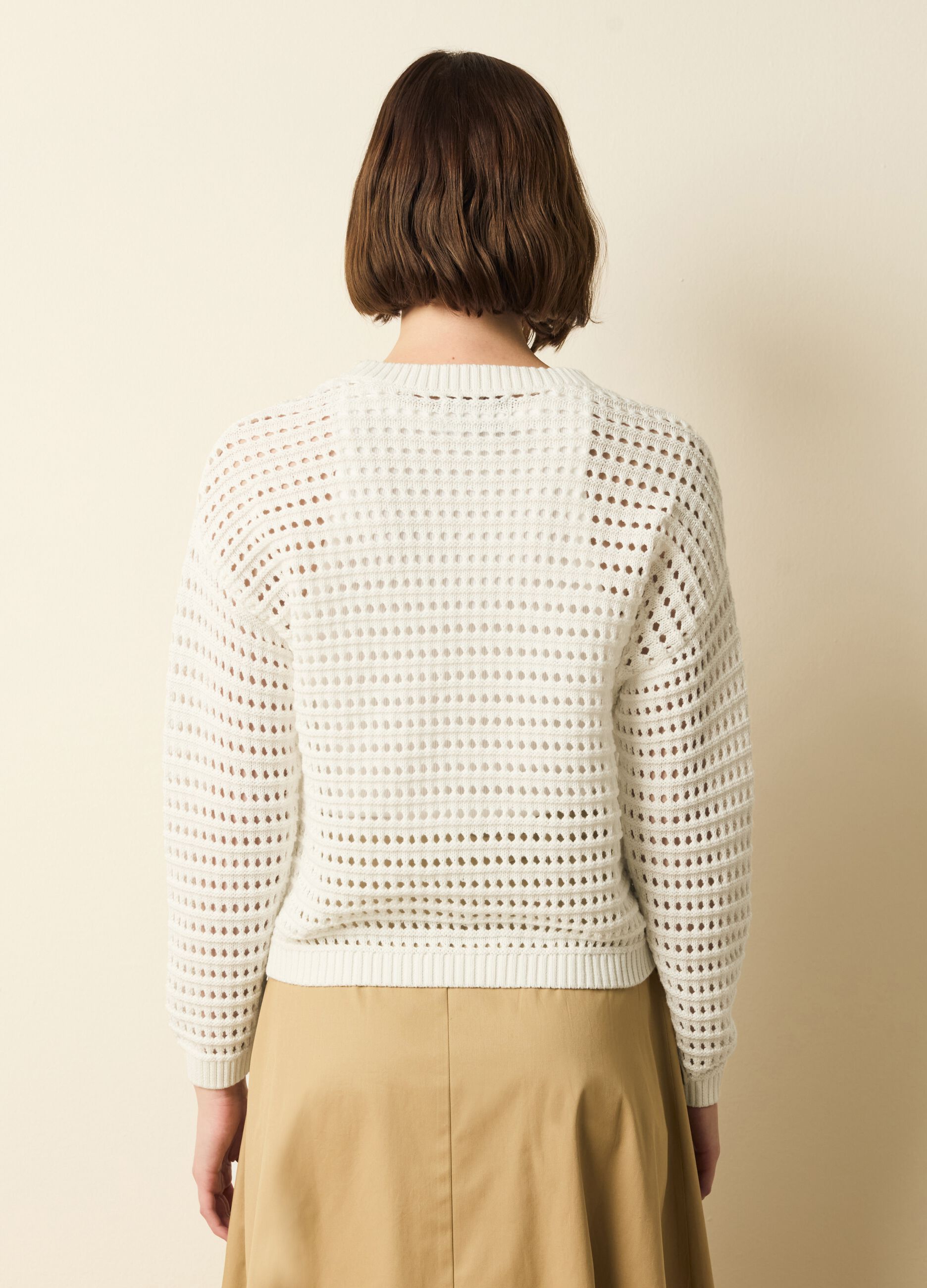 Maglia tricot in cotone
