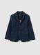 Kids' Regular Fit Blue Denim Blazer_3