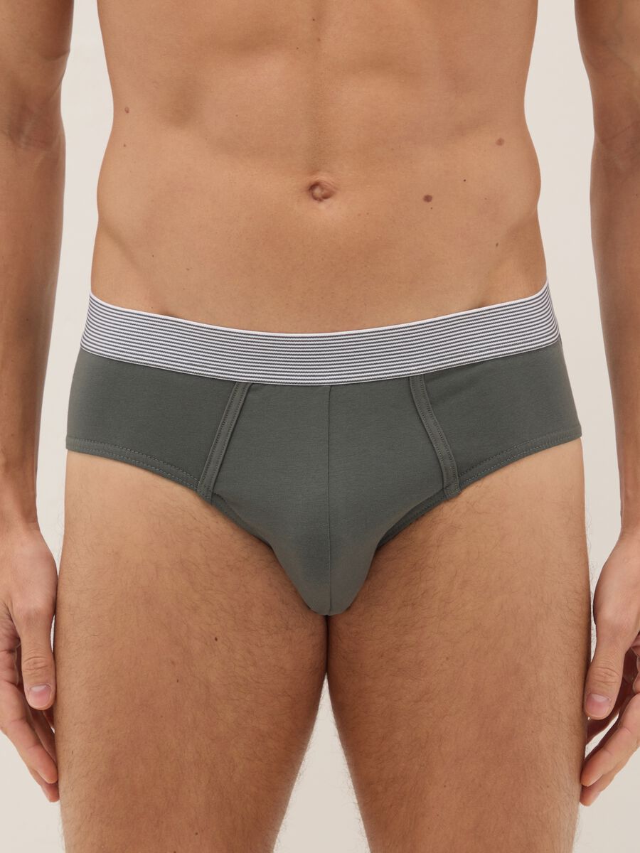 Tripack slip in cotone elasticizzato multicolor regular fit_1