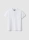 Children's Pure Cotton White Polo Shirt, Regular Fit_0