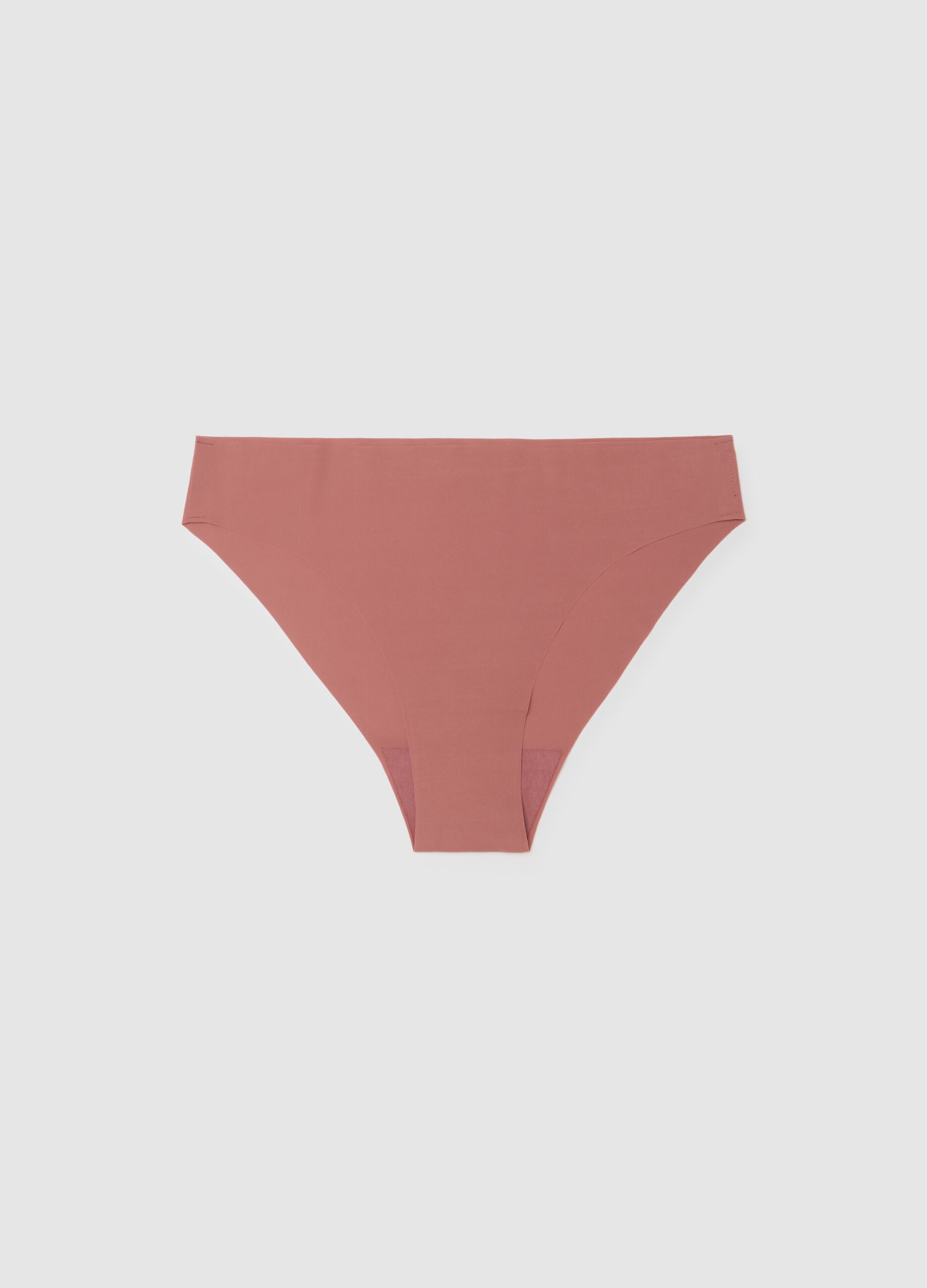 Regular Fit Pink Fabric Briefs