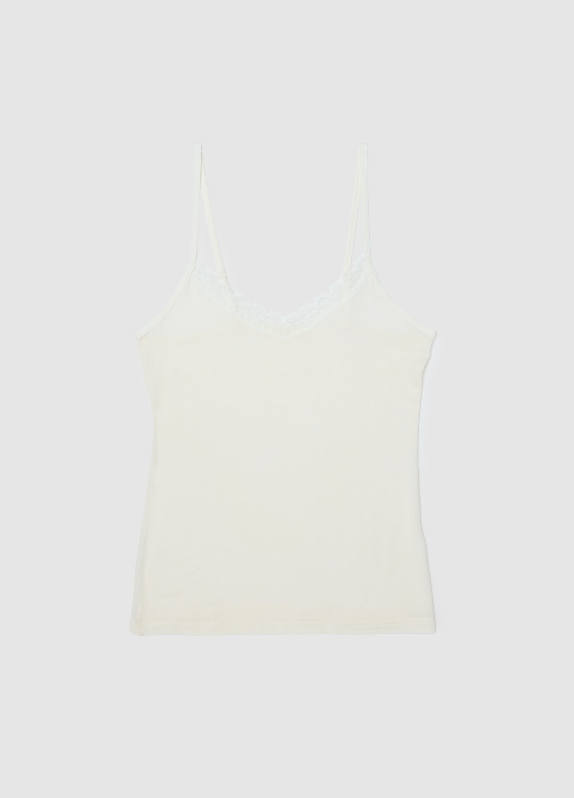 White Regular Fit Vest