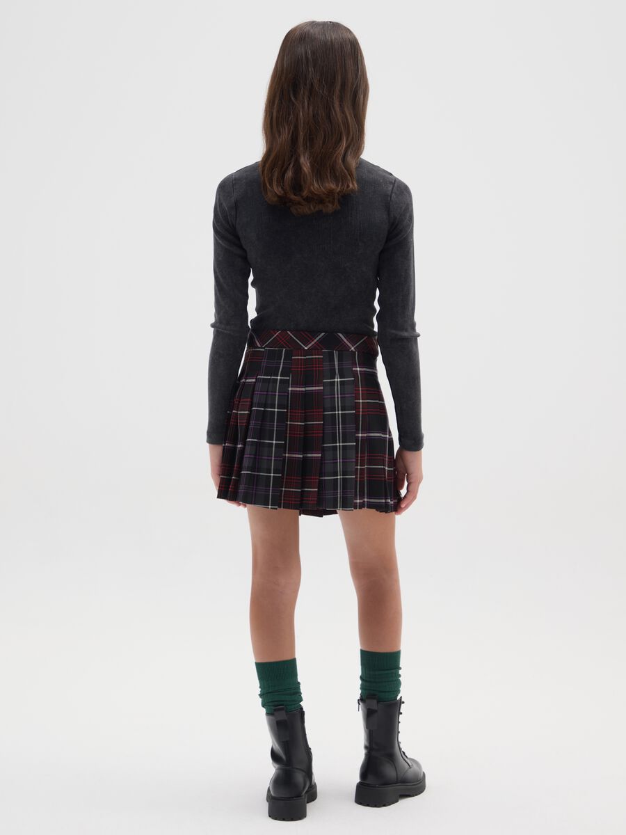 Multicolour Regular Fit Girls' Skirt_1