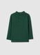 Green Turtleneck Children's T-Shirt in Pure Cotton Regular Fit_1