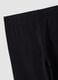 Black skinny leggings in stretch organic cotton blend for girls_5