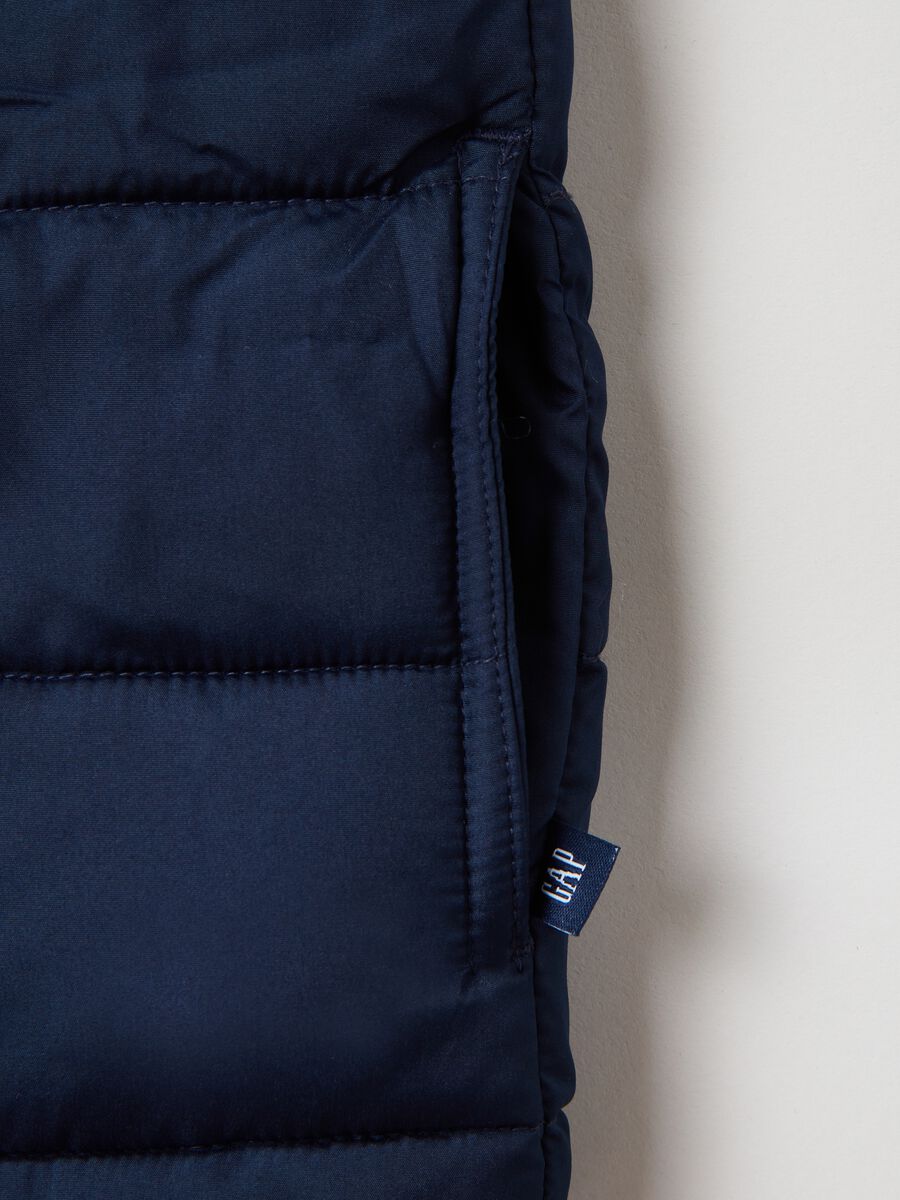 Gilet trapuntato full-zip_1