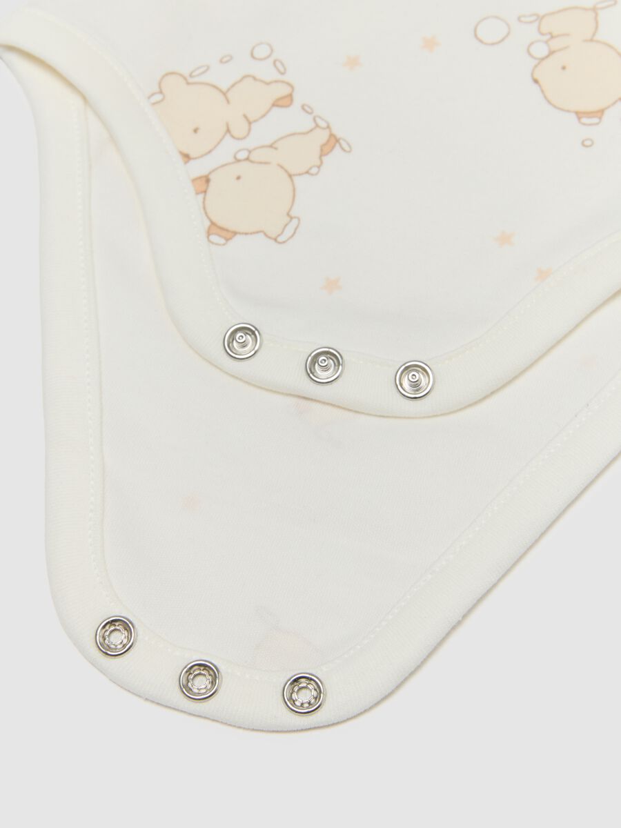 Bipack body in puro cotone bianco con stampe_2