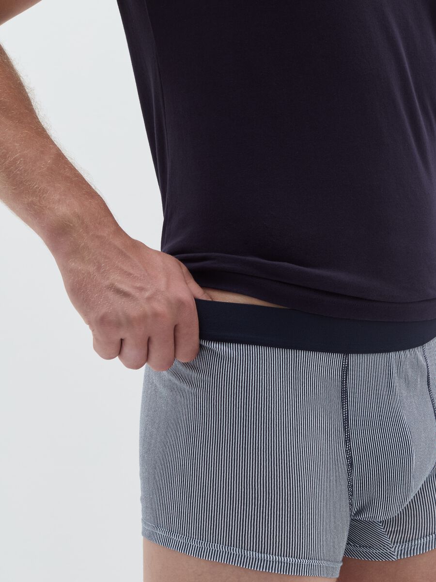 Three-pack boxer shorts with pattern in stretch organic cotton_4