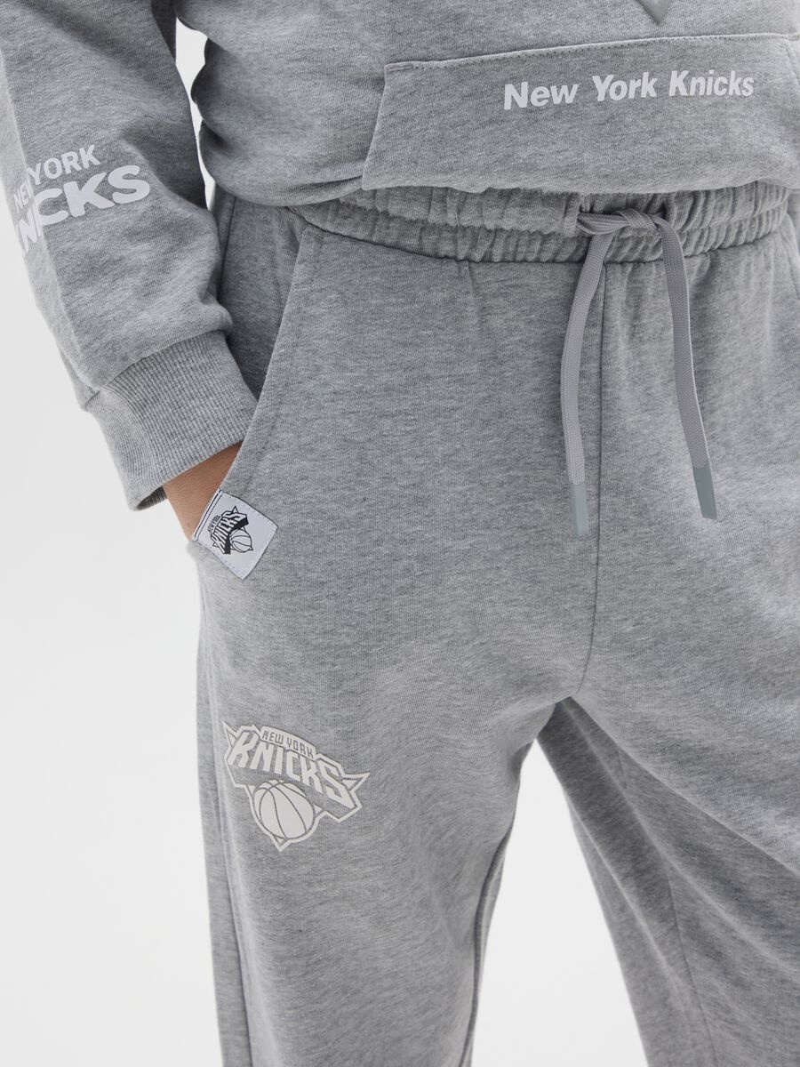 Boy's joggers in grey cotton blend relaxed fit_2