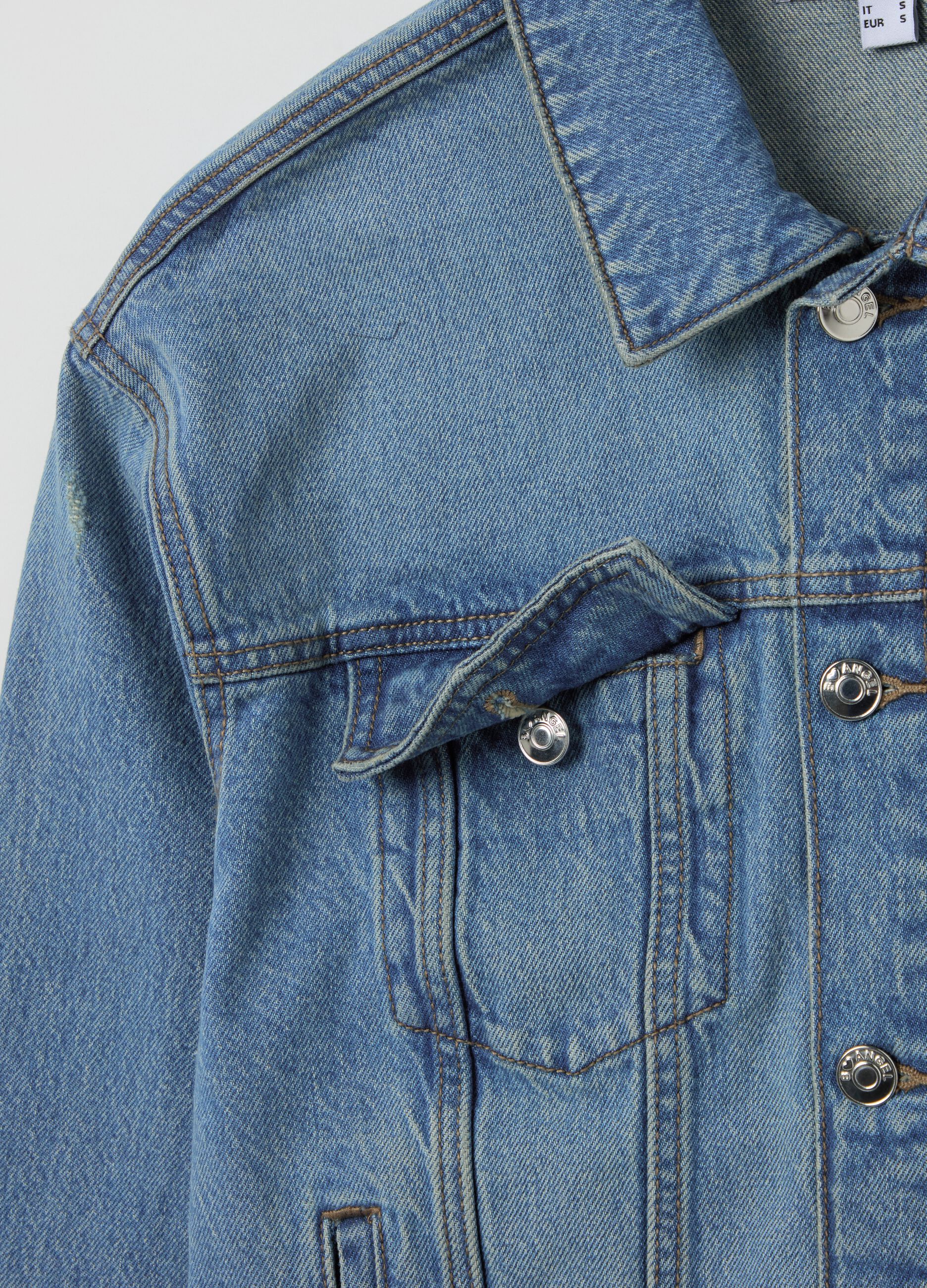 Short denim jacket