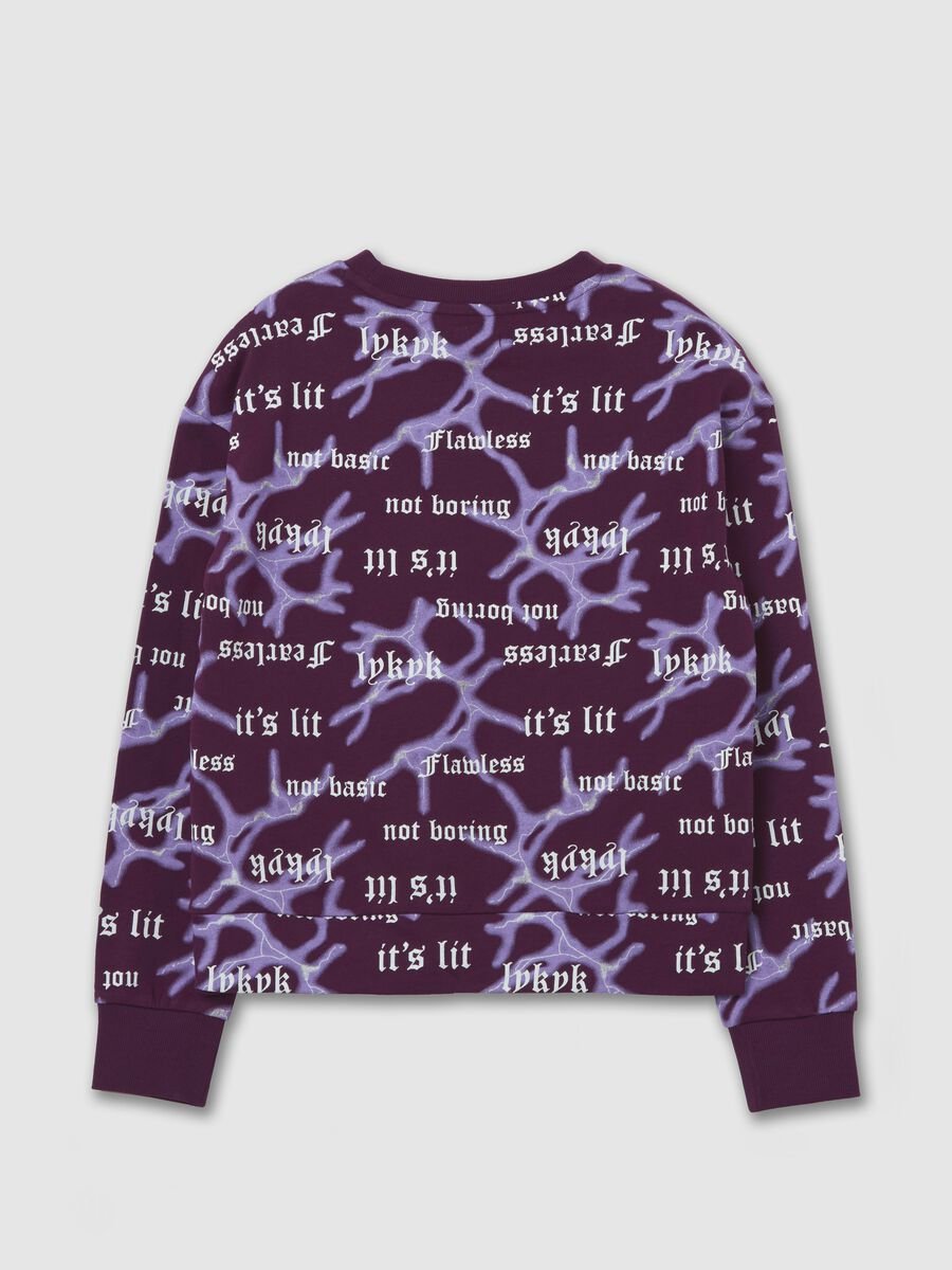 Felpa in cotone con stampa gotica_4