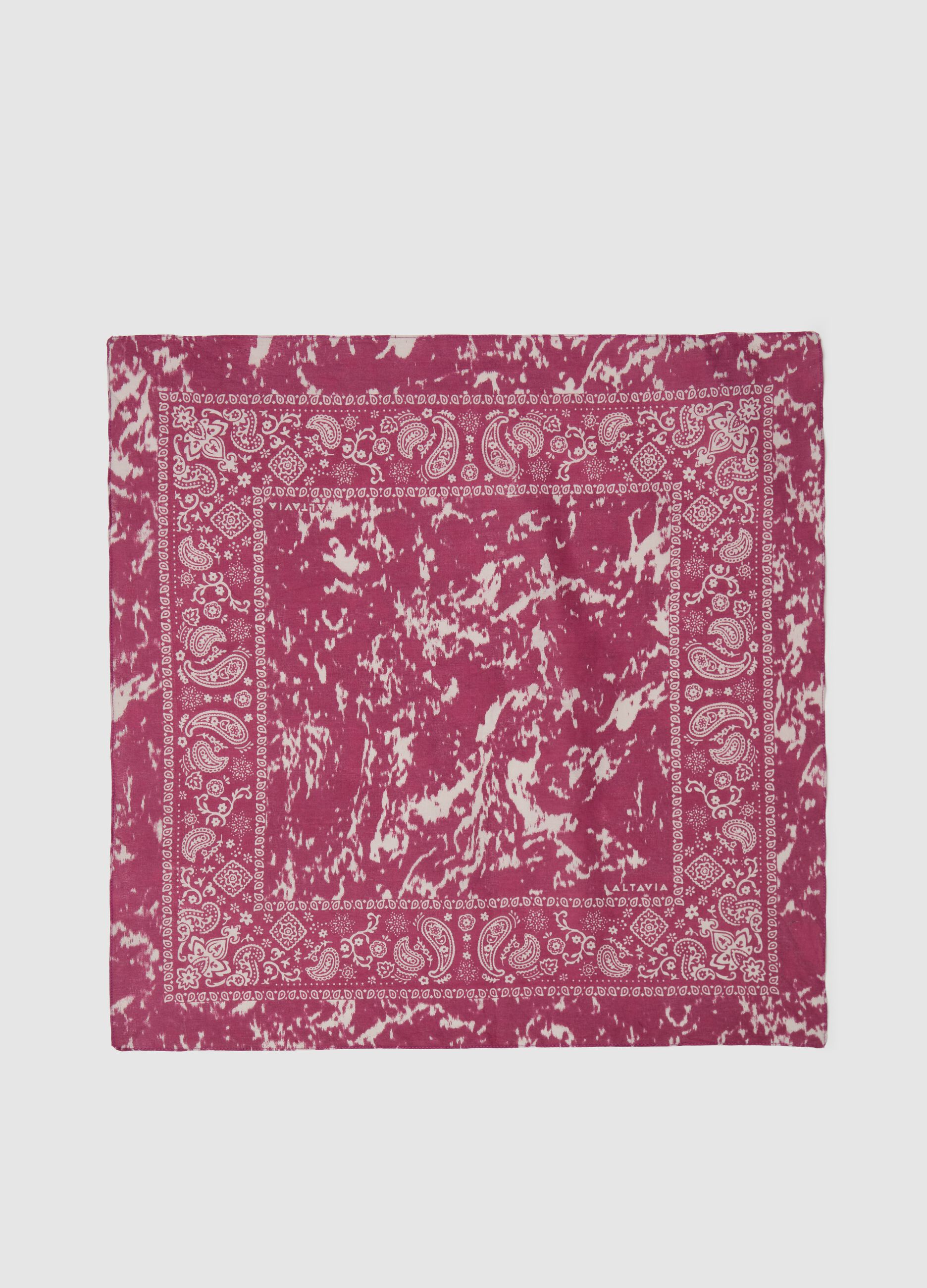 ALTAVIA WITH DEBORAH COMPAGNONI bandana with paisley print