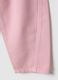 Girls' Pink Pure Cotton Baggy Trousers_3