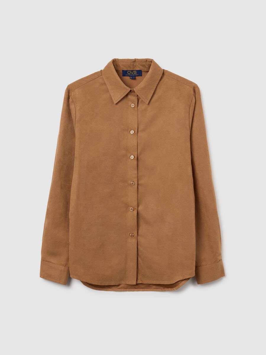Brown Regular Fit Shirt_4