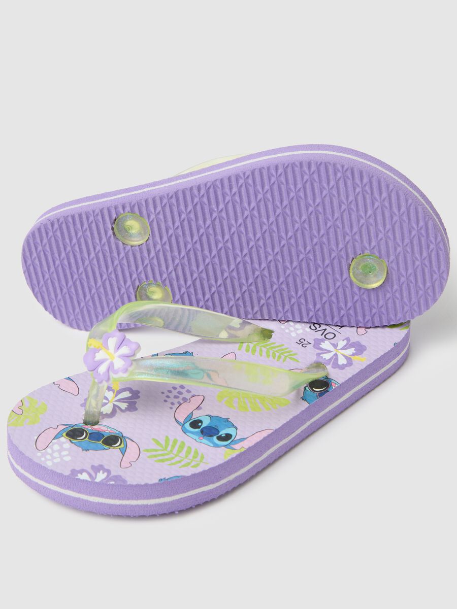 Multicolour PVC children's flip flops with Stitch_2