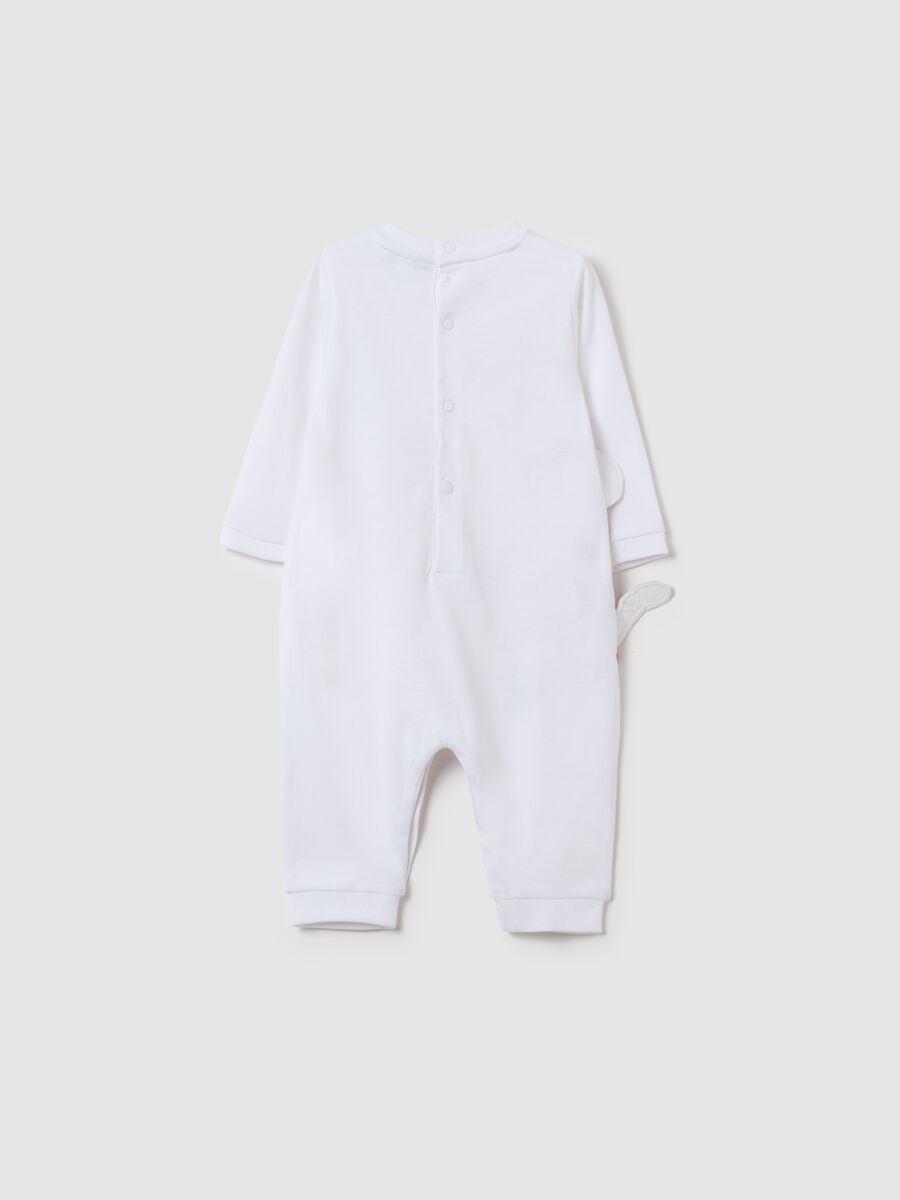 Cotton onesie with "Born to be Wild" tiger print_1