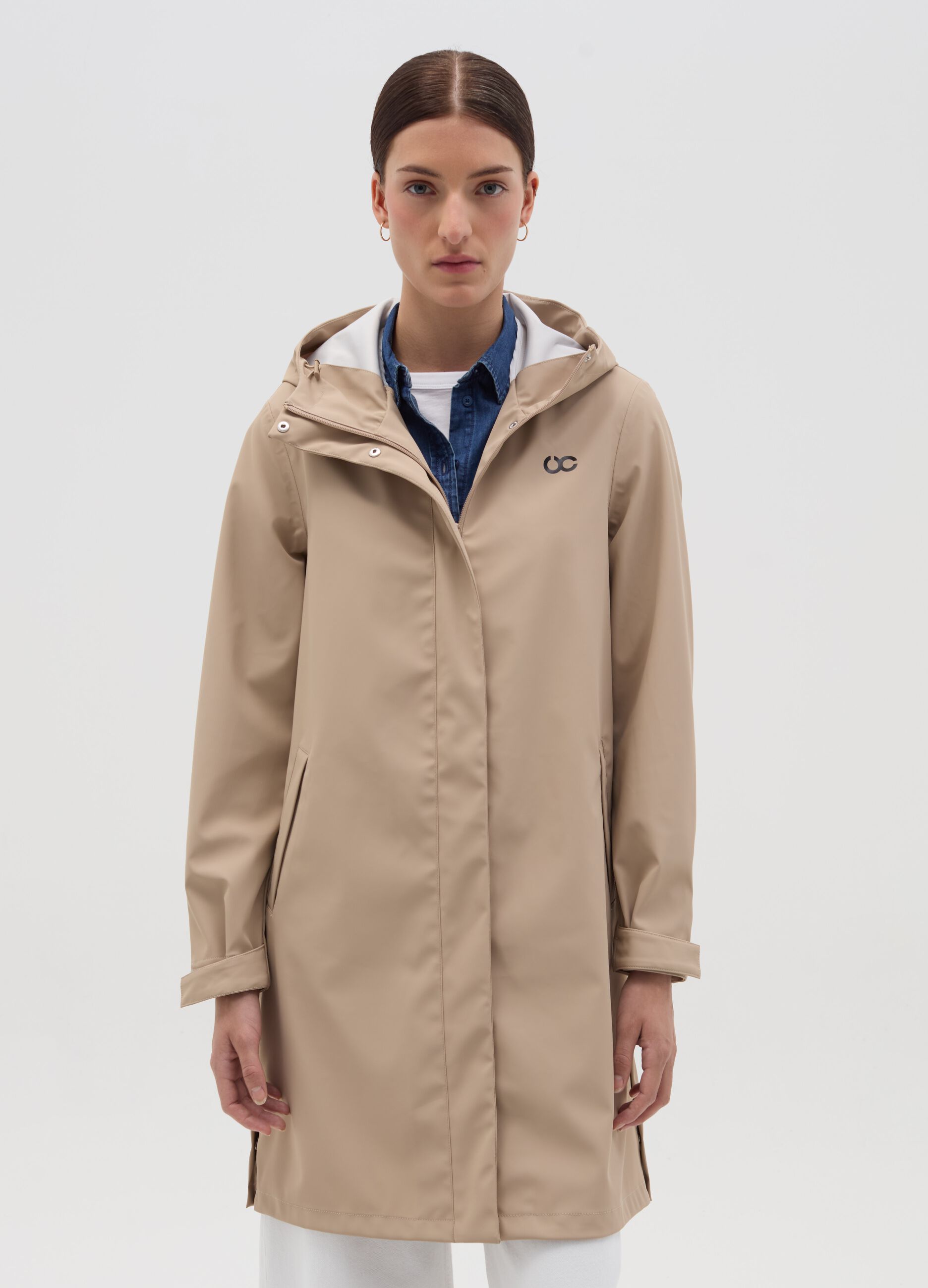 Parka lungo con cappuccio