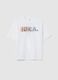 White oversized pure cotton t-shirt for boys_3